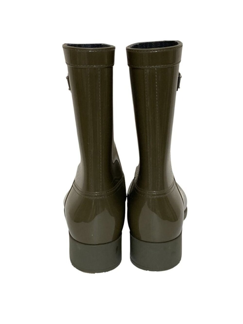 Prada Rain Boots 40 Khaki - Picture 3 of 10